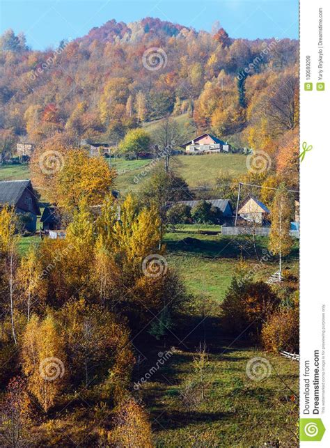 Autumn Carpathian Mountains Ukraine Stock Image Image Of Mist