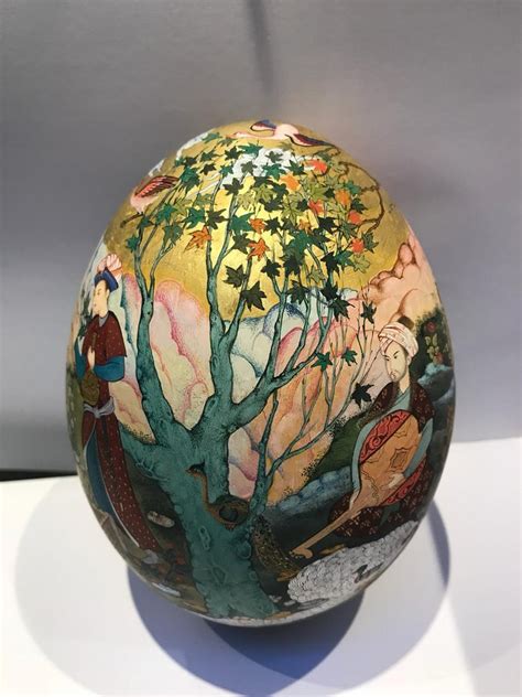 Ultimately, blahutova hopes to pass along her knowledge to others. 21st Century, Painted Ostrich Egg - Iranian For Sale at ...