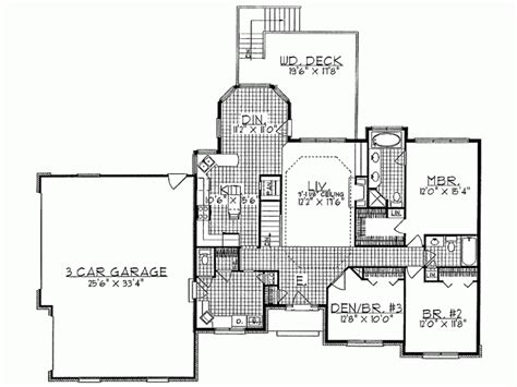 1700 Sq Ft House Plans With Walk Out Basement Sunken Living Room