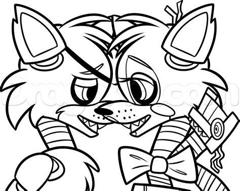 41 Nice Pict Fnaf Coloring Pages Foxy Fnaf Foxy Coloring Lesson