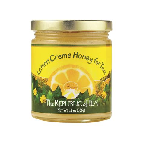 Lemon Creme Honey For Tea The Republic Of Tea Honey Tea The Republic Of Tea Chocolate Tea