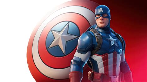 Captain America Fortnite Marvel Comics 4k Hd Games Wallpapers Hd