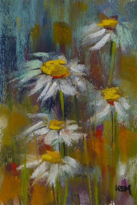 Painting My World Demo Monday Painting Daisies In Pastel