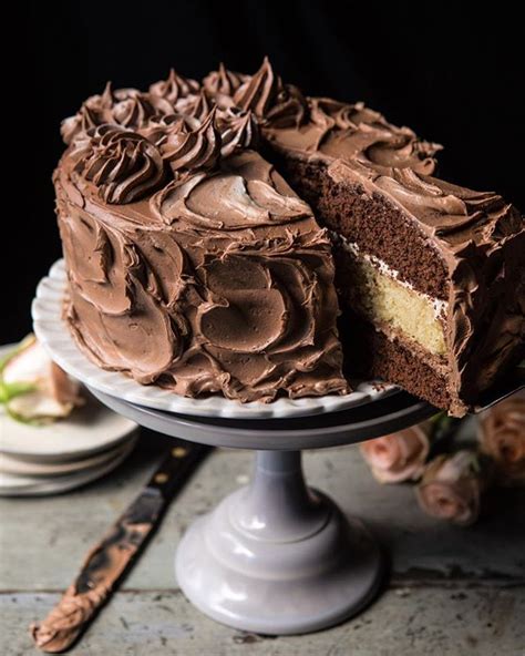 Vanilla Chocolate Layer Cake Recipe The Feedfeed