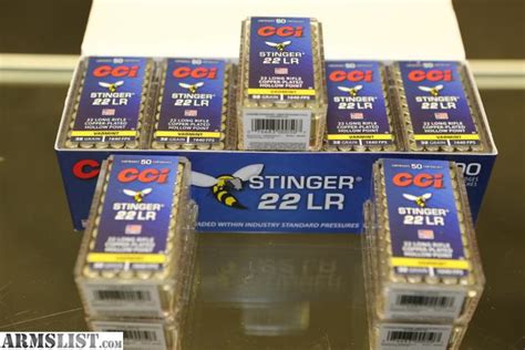 Armslist For Sale 22lr Cci Stingers In Stock