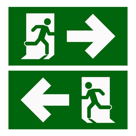 Exit Sign Illustrations Royalty Free Vector Graphics And Clip Art Istock