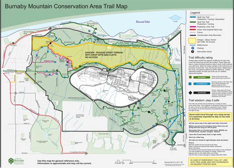 Maps Of Burnaby Mountain Showing Drilling Sites Broke