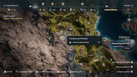 Soluce Assassin S Creed Odyssey Carte Et Emplacements Des Tombeaux