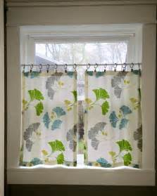 DIY cafe curtains. Fabric from JoAnn Fabric. | Curtains, Curtains with
