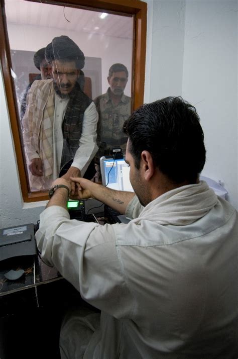 Isaf Constructs New Biometrics Facility Improves Security At Afghan