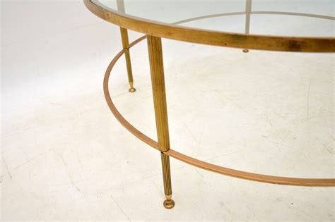 1960 S French Brass Glass Coffee Table Retrospective Interiors