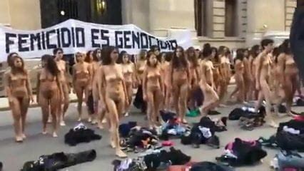 Nude Women Protest In Argentina Colour Version Porn XHamster