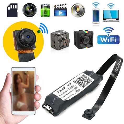 Mini Wireless Ip Hidden Spy Camera Wifi Hd 1080p For Home