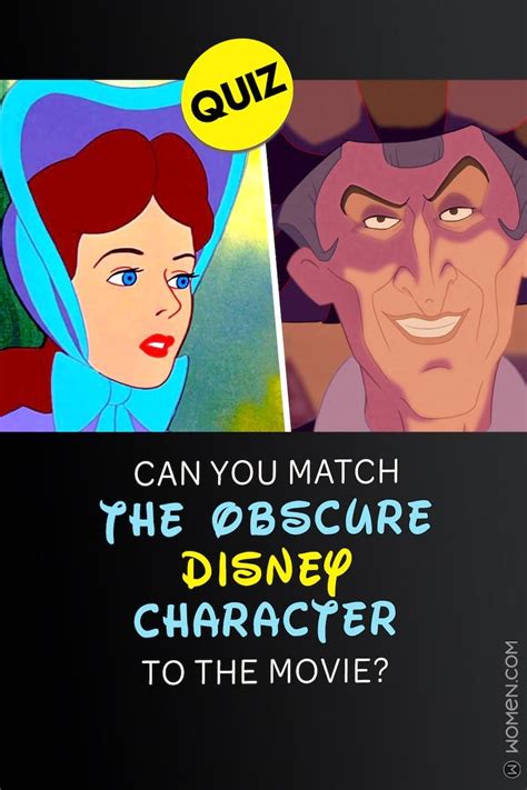 Quiz Can You Match The Obscure Character To The Disney Movie Disney