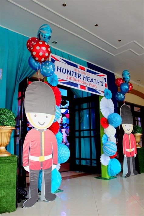 Throwing a space themed birthday party? Hunter's British Royal Themed Party - 1st Birthday ...