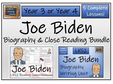 Lks2 Joe Biden Reading Comprehension And Biography Bundle Teaching