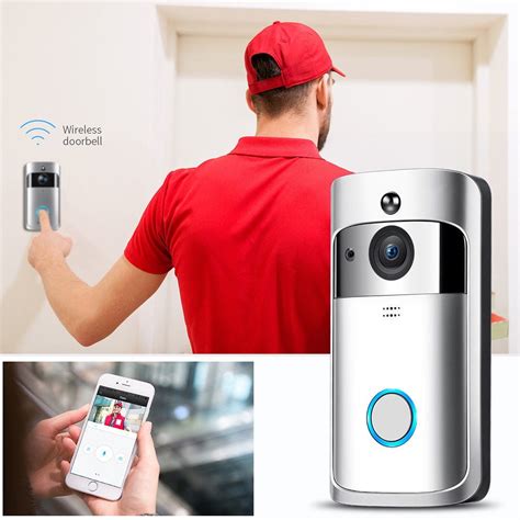 Wifi Smart Video Doorbell Wireless Door Bell 1080p Hd Wireless Home