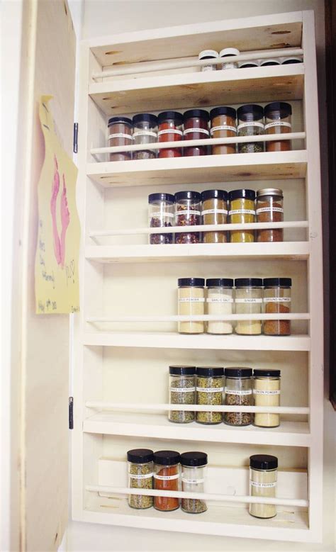 How To Build A Diy Spice Rack