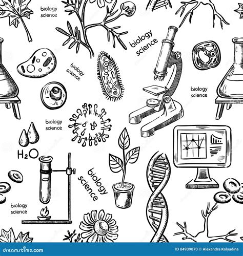 Biological Science Vector Illustration 84939070