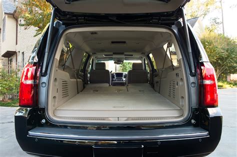 How much cargo space does a Tahoe vs Suburban have? 2