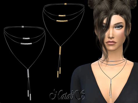 Boho Multilayer Choker Necklace Found In Tsr Category Sims 4 Female