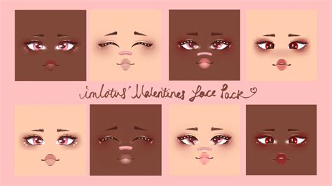 Lotus On Twitter 💗🍭 Valentine Face Pack 🍭💗 Nightbarbie Kateka22