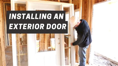how to install an exterior door in new construction mycoffeepot