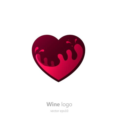 Conjunto De Logotipo Redondo Com Um Copo De Vinho Cápsula Com Líquido
