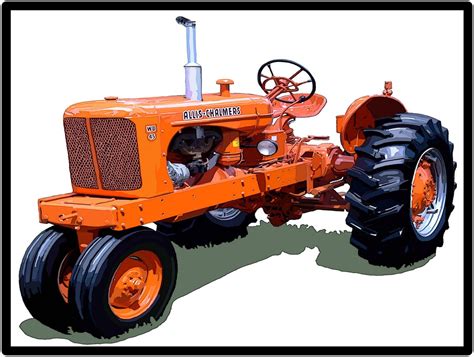 Allis Chalmers Tractors Model Wd 45 Collectible Metal Sign American Ikons