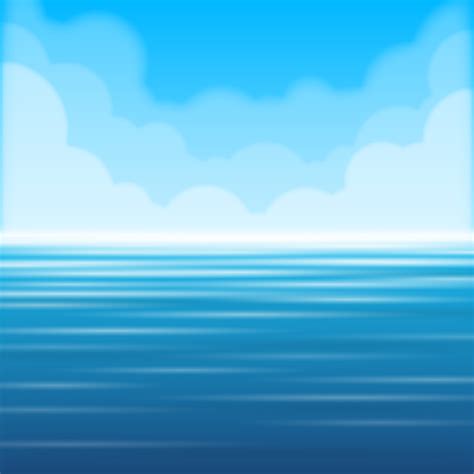 Blue Sea And Sky Background 276992 Vector Art At Vecteezy