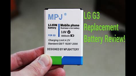 Lg G3 Replacement Battery Review Mpj Battery Youtube
