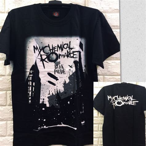 Rock Band My Chemical Romance Black Shirts Shopee Philippines