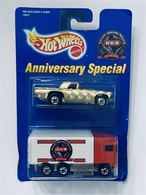 Hot Wheels Heb Anniversary Special Two Pack T Bird Hiway Hauler