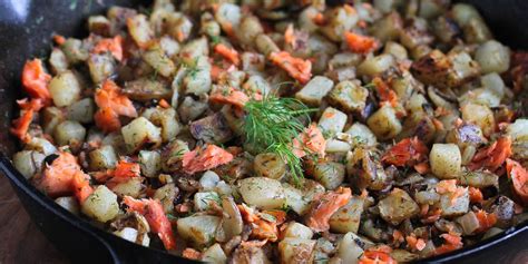 This link is to an external site that may or may not meet accessibility guidelines. Smoked Salmon & Dill Breakfast Hash