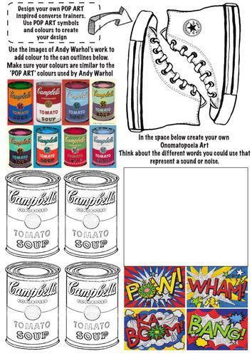 Lesson Plans Andy Warhol Pop Of Pop Art Lesson Plan Coloring Pages