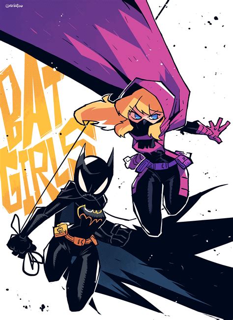 Batgirl Cassandra Cain Stephanie Brown And Spoiler Dc Comics And More Drawn By Rariatto