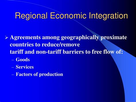 Ppt Regional Economic Integration Powerpoint Presentation Free