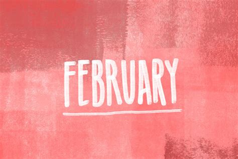 Download February In White And Pink Watercolor Wallpaper