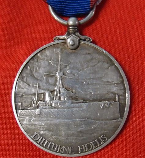 Ww1 Era British Royal Fleet Reserve Long Service And Good Conduct Medal