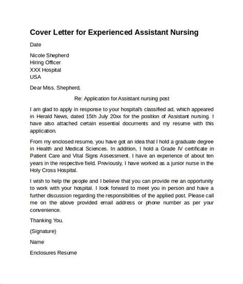Icu nurse cover letter example. Nursing Resume Cover Letter ~ Thankyou Letter