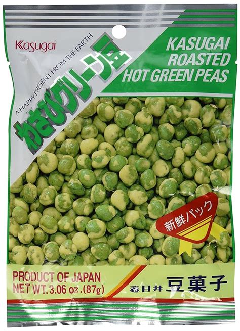 Amazon Kasugai Roasted Hot Wasabi Flavor Green Peas Japanese Import