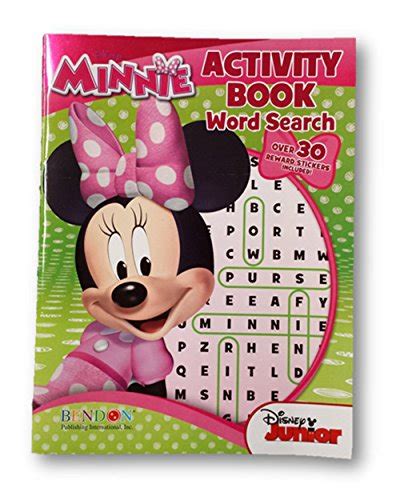 Minnie Mouse Activity Book Word Search With Over 30 Stickers Wantitall
