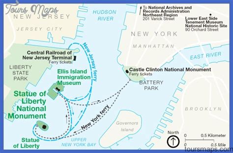 Jersey City Map Tourist Attractions
