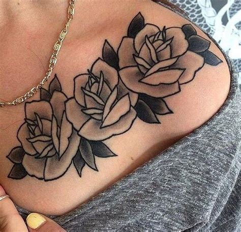 Amazing Tattoo On Twitter Chest Tattoos For Women Rose Chest Tattoo