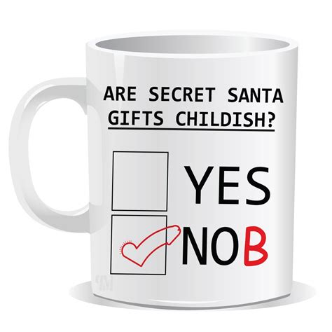 Are Secret Santa Ts Childish Mug Rude Adult Funny Birthday Etsy