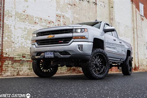 Lifted 2016 Chevy Silverado With Fuel Strokes D611 With 7 Inch Rough