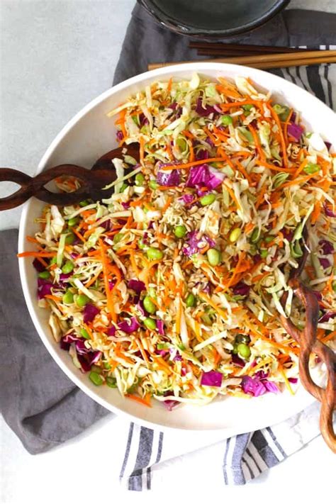 Crunchy Asian Cabbage Salad Suebee Homemaker