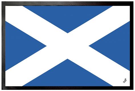 Fußmatte Flaggen Der Welt Schottland 1art1 Höhe 5 Mm
