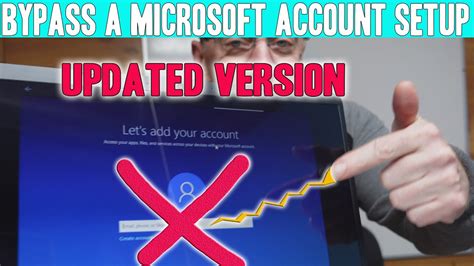 How To Bypass A Microsoft Account Setup Windows 10 Offline Account