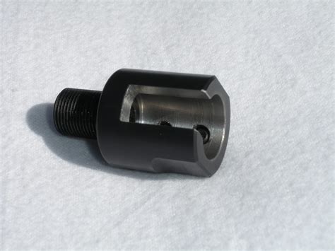 Non Threaded Barrel Adapter For Custom Diameter Barrel With Sight To 1